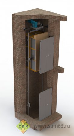 подъемник малогрузовой в готовую шахту пмг-гш